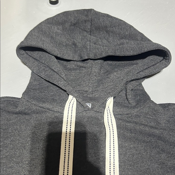 Aerie Dark Charcoal / Light Black Thick Hoodie - Picture 5 of 7